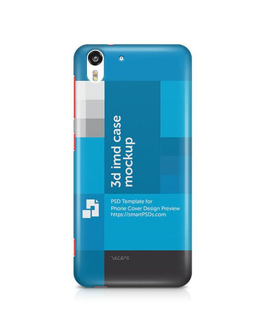 HTC Desire Eye M910X 3d IMD Mobile Case Design Mockup 2014