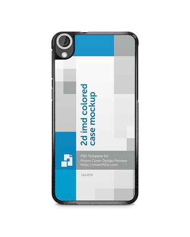 HTC Desire 820 2d IMD Colored Mobile Case Design Mockup 2014