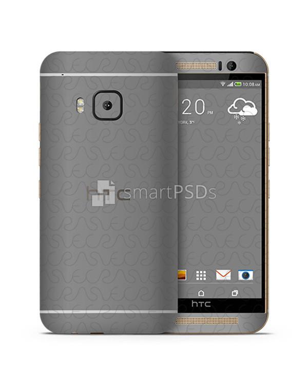 HTC One M9 Mobile Skin Design Template