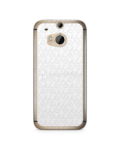 HTC ONE M8 2d Clear Mobile Case Design Mockup 2014