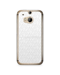 HTC ONE M8 2d Clear Mobile Case Design Mockup 2014