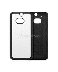 HTC ONE M8 2d Rubber Flex Mobile Case Design Mockup 2014