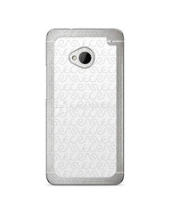 HTC One M7 2d Clear Mobile Case Design Mockup 2013