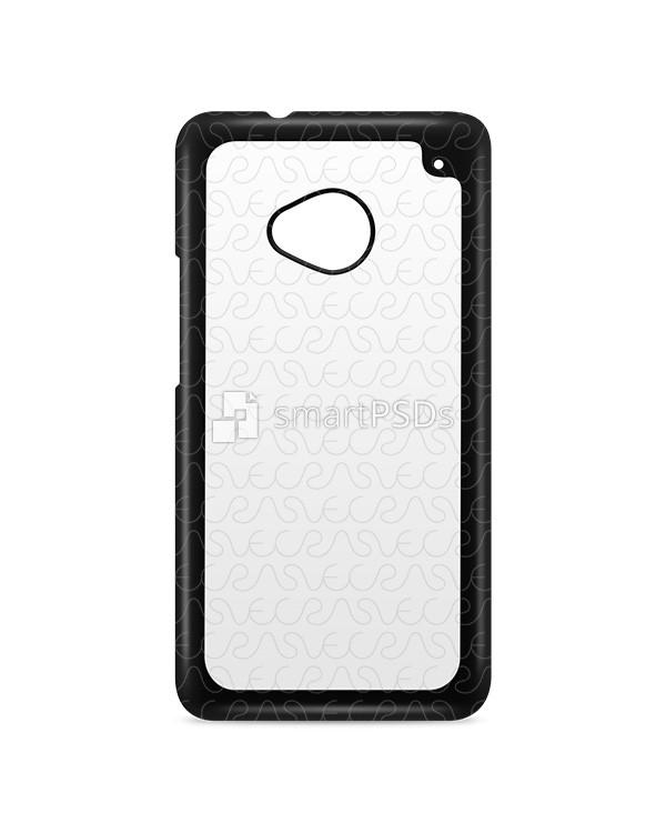 HTC One M7 2d IMD Colored Mobile Case Design Mockup 2013
