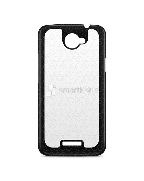 HTC One X 2d IMD Colored Mobile Case Design Mockup 2012