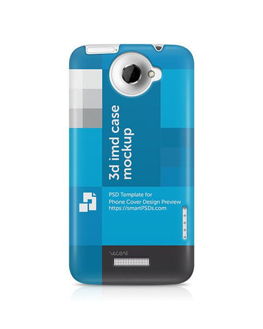 HTC One X 3d IMD Mobile Case Design Mockup 2012
