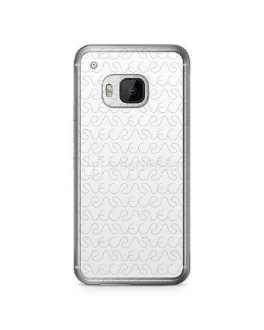 HTC One M9 2d Clear Mobile Case Design Mockup 2015