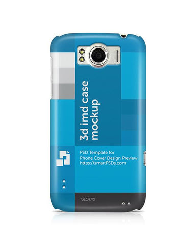 HTC Sensation XL-G21 3d IMD Mobile Case Design Mockup 2011