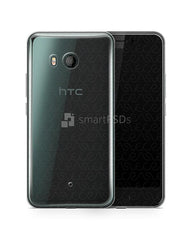HTC U11 UV TPU Clear Case Design Mockup 2017 (Front-Back)