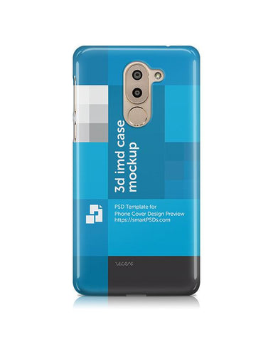 Huawei Honor 6X 3d IMD Mobile Case Design Mockup 2016