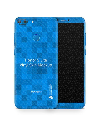Honor 9 Lite Vinyl Skin Design Mockup 2017