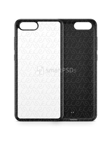 Honor View 10 (V10) 2d RubberFlex Mobile Case Design Mockup 2018