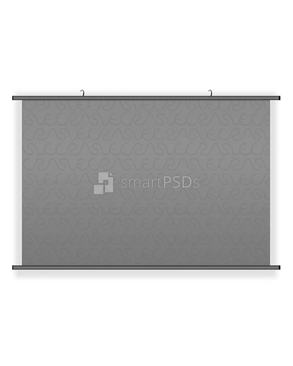 Horizontal Banner Roll Design Mockup