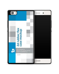 Huawei P8 Lite 2d Rubber Flex Mobile Case Design Mockup 2015