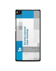 Huawai Ascend P8 2d IMD Colored Mobile Case Design Mockup 2015