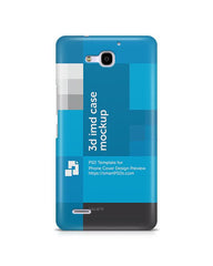 Huawei Honor 3X G750 3d IMD Mobile Case Design Mockup 2013