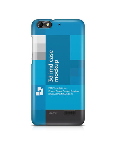 Huawei Honor 4C 3d IMD Mobile Case Design Mockup 2015