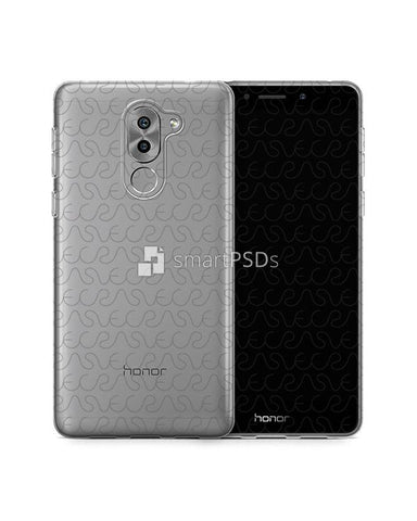 Huawei Honor 6X UV TPU Clear Case Design Mockup 2016