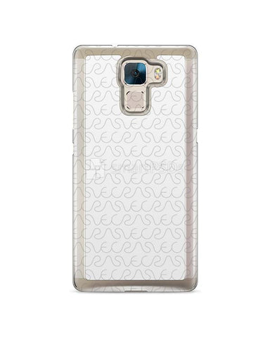 Huawei Honor 7 2d Clear Mobile Case Design Mockup 2015