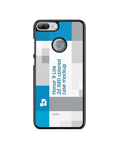 Huawei Honor 9 Lite 2d PC Colored Case Design Mockup 2018