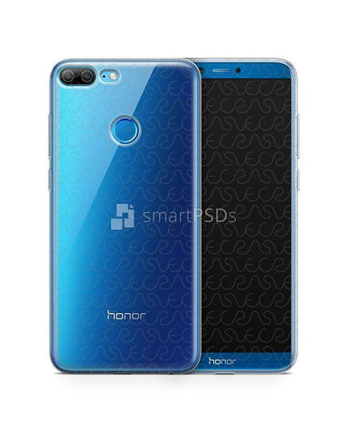 Honor 9 Lite UV TPU Clear Case Design Mockup