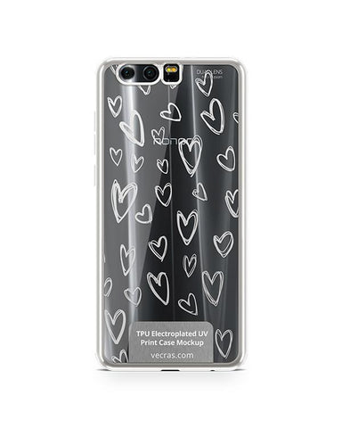 Huawei Honor 9 TPU Electroplated Case Design Mock-up 2017