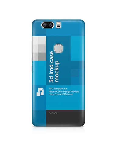 Huawei Honor V8 3d IMD Mobile Case Design Mockup 2016