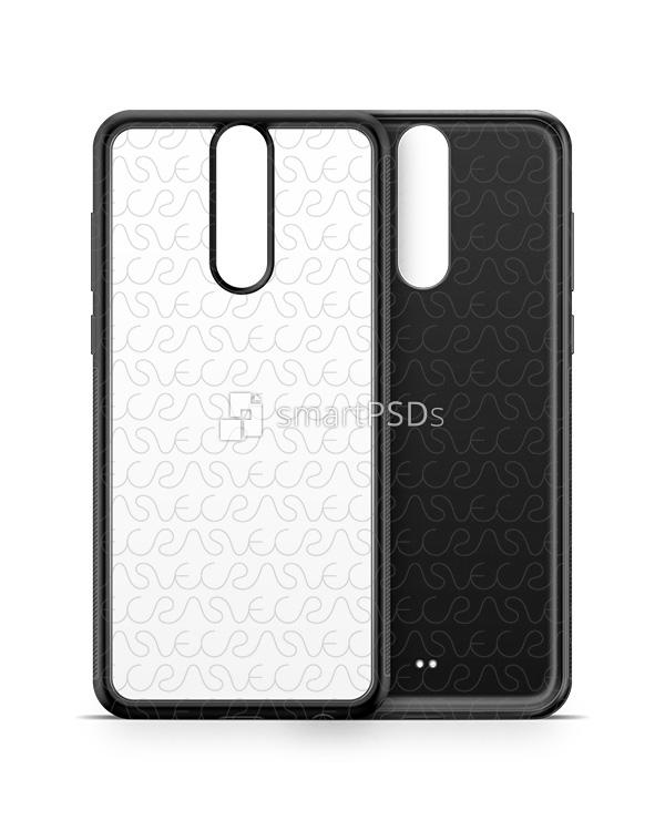 Sony Xperia L2 2d RubberFlex Case Design Mockup 2018