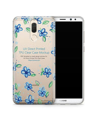 Huawei Mate 10 Lite UV TPU Clear Case Design Mockup 2017