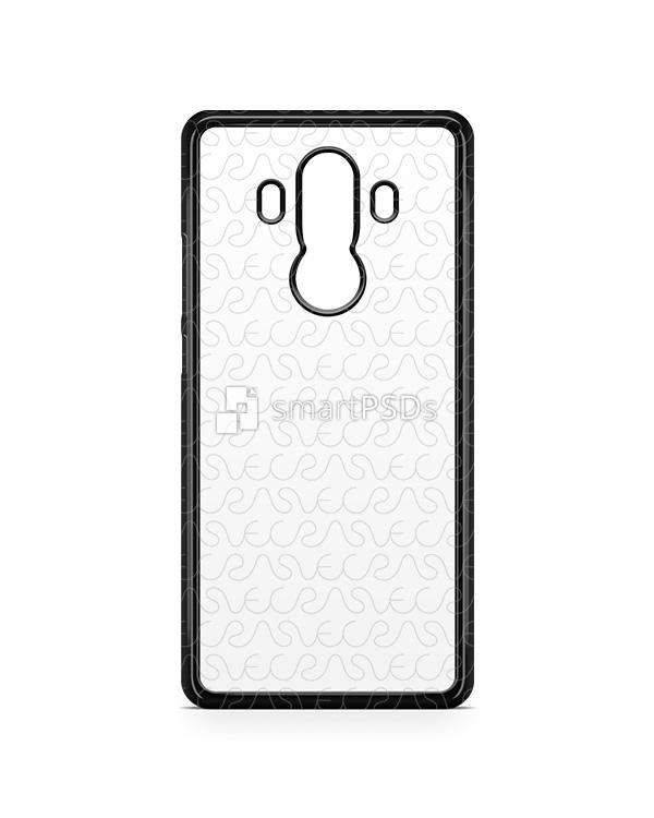 Huawei Mate 10 Pro 2d PC Colored Mobile Case Design Mockup 2017