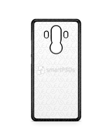 Huawei Mate 10 Pro 2d PC Colored Mobile Case Design Mockup 2017