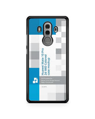 Huawei Mate 10 Pro 2d PC Colored Mobile Case Design Mockup 2017
