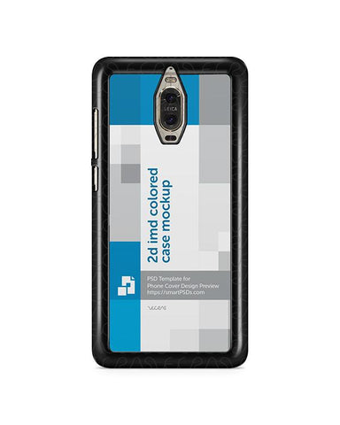Huawei Mate 9 Pro 2d IMD Colored Mobile Case Design Mockup 2016