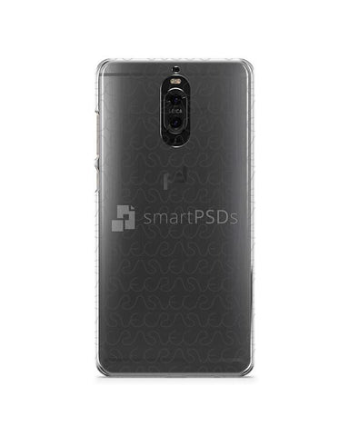 Huawei Mate 9 Pro-UV PC Clear Mobile Case Design Mockup 2016