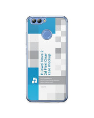 Huawei Nova 2 2d Flexi Clear Case Design Mockup 2017 (Front-Back)