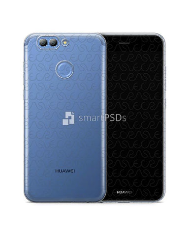 Huawei Nova 2 Plus UV TPU Clear Case Design Mockup 2017
