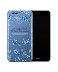 Huawei Nova 2 Plus UV TPU Clear Case Design Mockup 2017