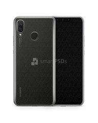 Huawei Nova 3 UV TPU Clear Case Design Mockup 2018