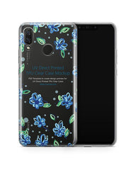 Huawei Nova 3 UV TPU Clear Case Design Mockup 2018
