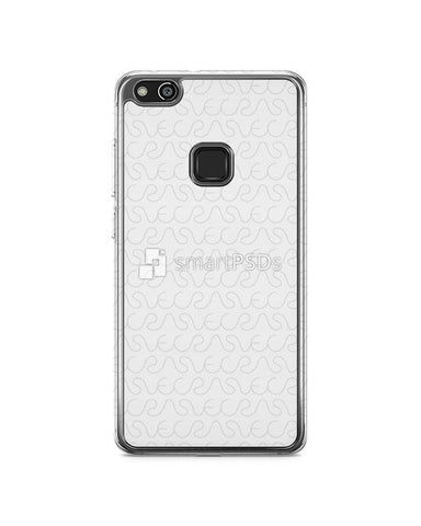 Huawei P10 Lite 2d Flexi Clear Case Design Mockup 2017