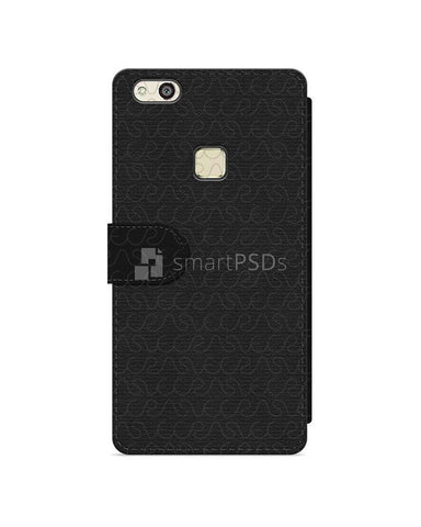 Huawei P10 Lite 2d Wallet Mobile Case Design Mockup 2017
