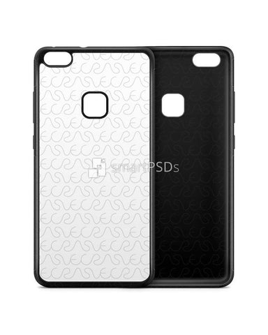 Huawei P10 Lite 2d RubberFlex Case Design Mockup 2017