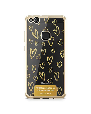 Huawei P10 Lite TPU Electroplated Case Design Mock-up