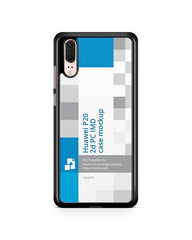 Huawei P20 2d PC Colored Case Design Mockup 2018