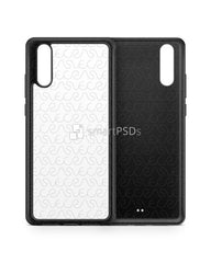 Huawei P20 2d RubberFlex Case Design Mockup 2018
