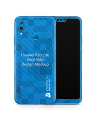 Huawei P20 Lite Vinyl Skin Design Mockup 2018