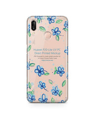 Huawei P20 Lite UV PC Clear Case Mockup 2018