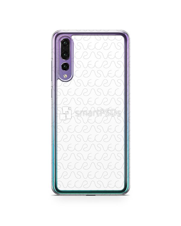 Huawei P20 Pro 2d PC ClearCase Design Mockup Back 2018