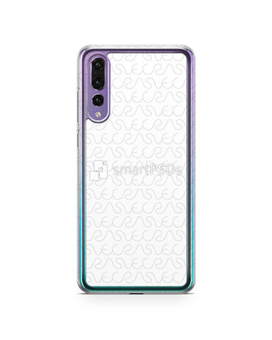Huawei P20 Pro 2d PC ClearCase Design Mockup Back 2018