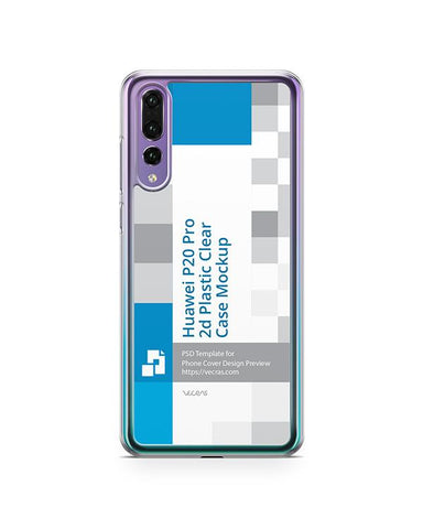 Huawei P20 Pro 2d PC ClearCase Design Mockup Back 2018